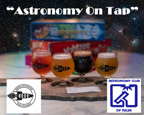 Astronomy On Tap Thursday July 23rd  8:30 PM