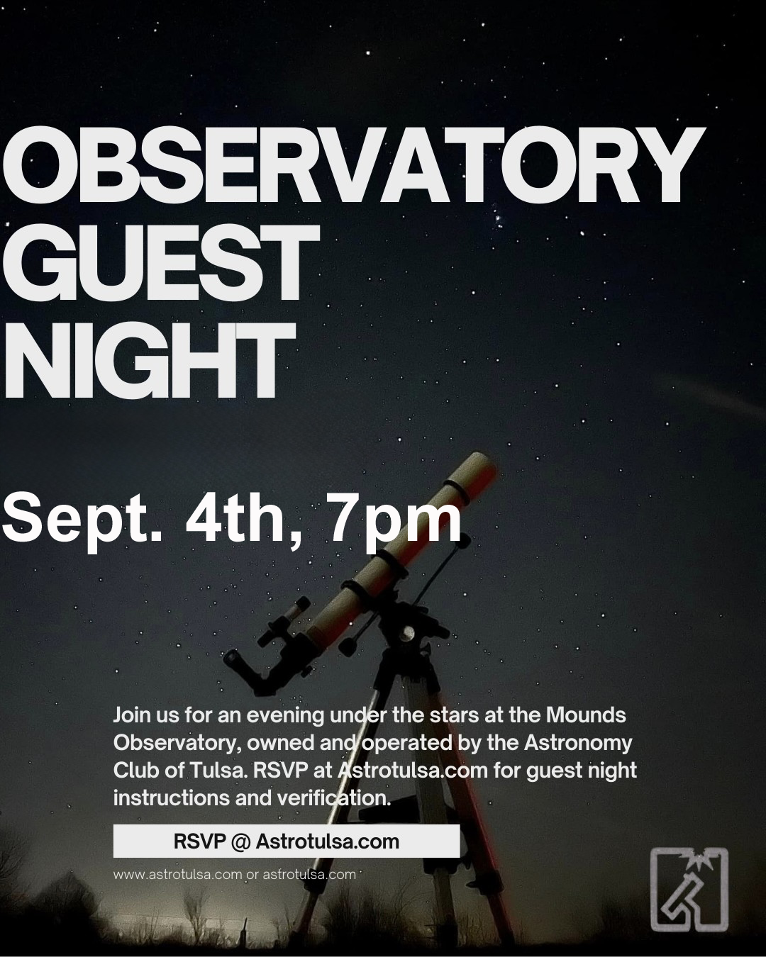 Guest and Members Night Friday September 4th 7:00 PM