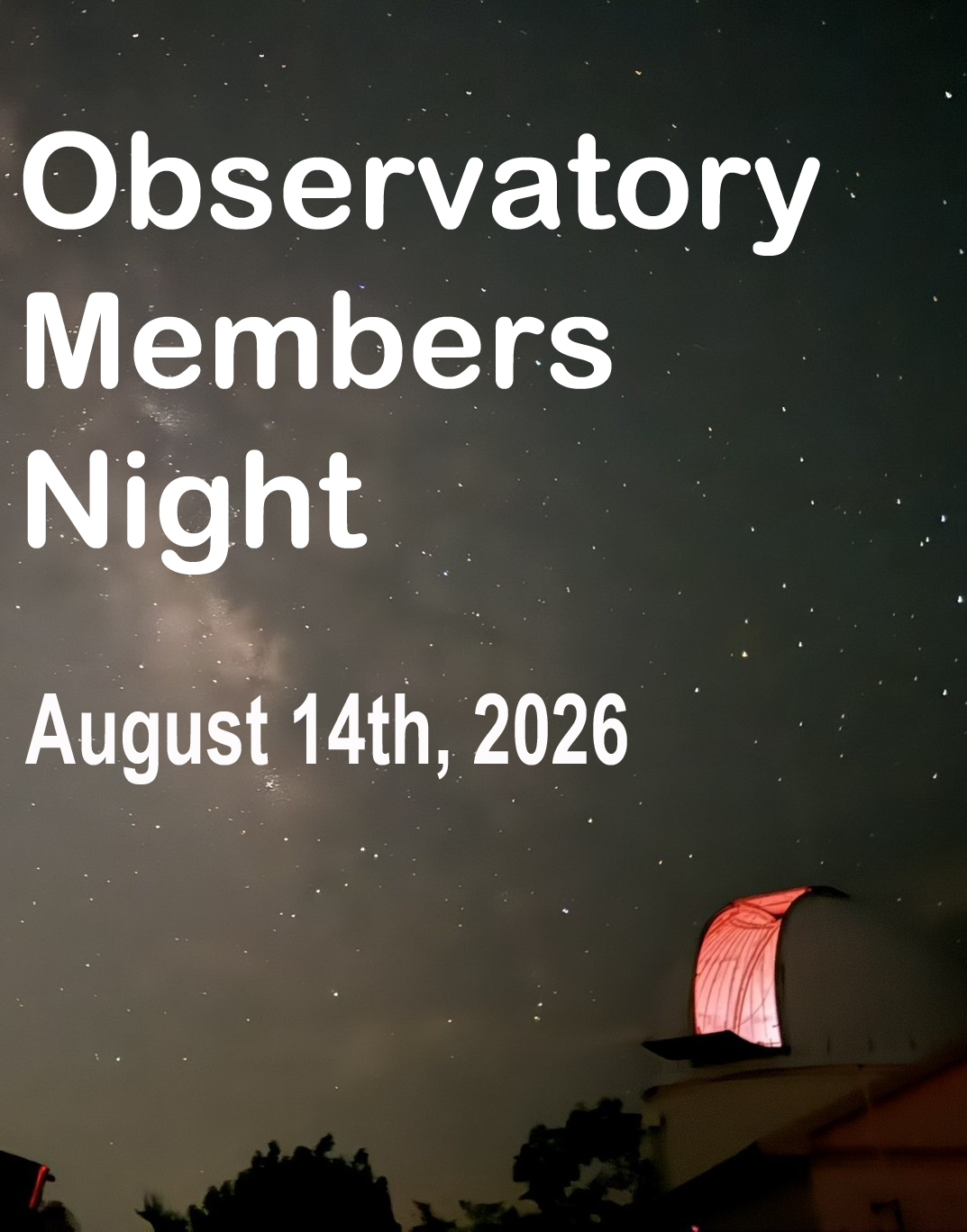 Member Night August 14th  7:30 PM